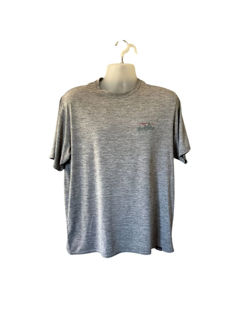Patagonia Mens Lightweight Athletic Capilene Cool Tshirt Gray Size Large